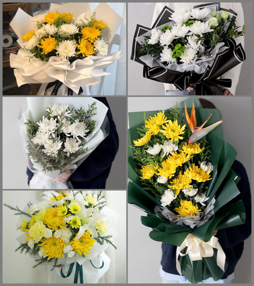 陕西渭南市临渭区解放街道白事花束代送
